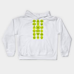 Jet Set Radio Cast (green) Kids Hoodie